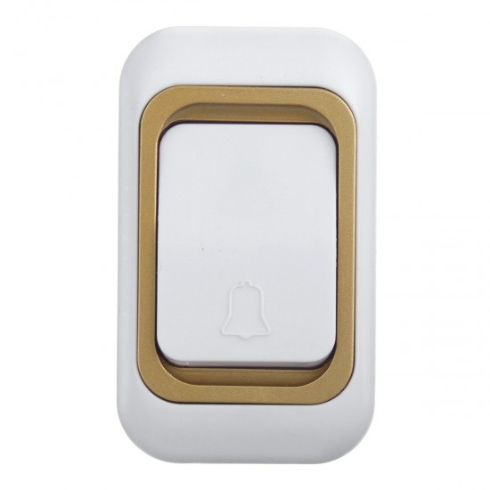 Wireless Doorbell Waterproof Transmitter + Receiver Home Wall Doorbell 60 Chimes Wireless Doorbell Waterproof Transmitter + Receiver Home Wall Doorbell 60 Chimes