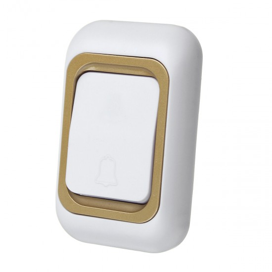 Wireless Doorbell Waterproof Transmitter + Receiver Home Wall Doorbell 60 Chimes Wireless Doorbell Waterproof Transmitter + Receiver Home Wall Doorbell 60 Chimes