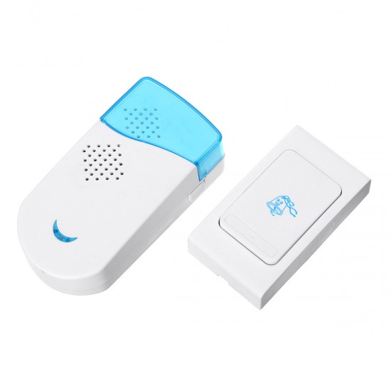 Wireless Remote Control 36 Tune Songs Smart Doorbell Self-adhesive Rings Transmitter + Receiver Wireless Remote Control 36 Tune Songs Smart Doorbell Self-adhesive Rings Transmitter + Receiver