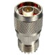 Alloy Steel N Male Plug To UHF Female Jack RF Adapter Connector