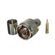 N-Type Crimp Plug Male Cable Straight RF Connector For LMR N-Type Crimp Plug Male Cable Straight RF Connector For LMR