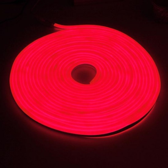 10M 2835 LED Flexible Neon Rope Strip Light Xmas Outdoor Waterproof 110V