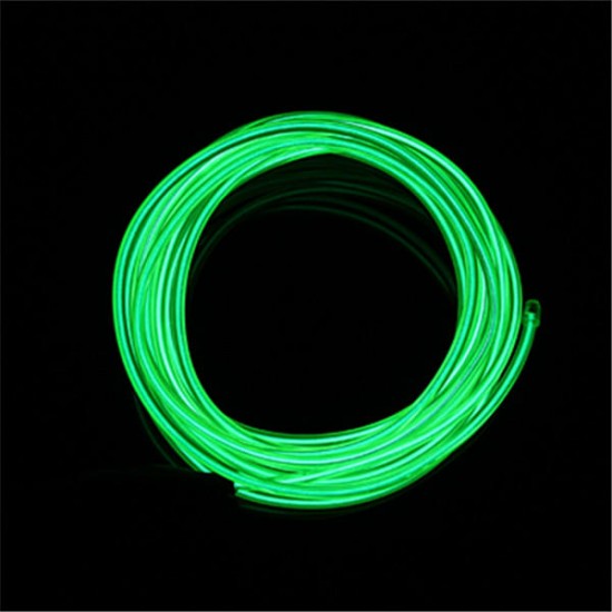 1M 10 Colors 12V Flexible Neon EL Wire Light Dance Party Decor Light