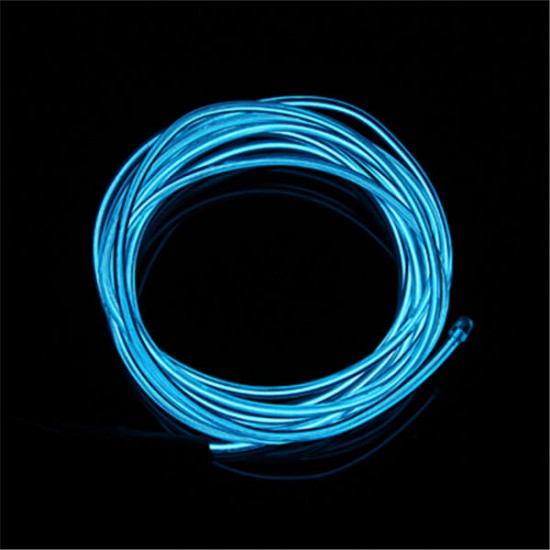 1M 10 Colors 12V Flexible Neon EL Wire Light Dance Party Decor Light