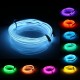 1M EL Led Flexible Soft Tube Wire Neon Glow Car Rope Strip Light Xmas Decor DC 12V