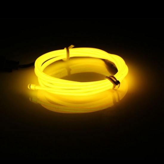 1M EL Led Flexible Soft Tube Wire Neon Glow Car Rope Strip Light Xmas Decor DC 12V 1M EL Led Flexible Soft Tube Wire Neon Glow Car Rope Strip Light Xmas Decor DC 12V