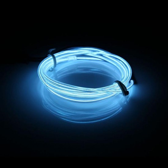 1M EL Led Flexible Soft Tube Wire Neon Glow Car Rope Strip Light Xmas Decor DC 12V 1M EL Led Flexible Soft Tube Wire Neon Glow Car Rope Strip Light Xmas Decor DC 12V