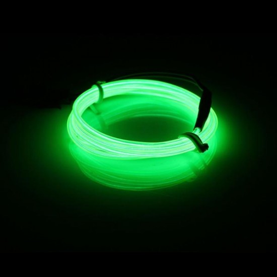 1M EL Led Flexible Soft Tube Wire Neon Glow Car Rope Strip Light Xmas Decor DC 12V