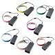 1M Electroluminescent Tape EL Wire Glowing LED Rope Flat Strip Light with AA Battery Box 3V 1M Electroluminescent Tape EL Wire Glowing LED Rope Flat Strip Light with AA Battery Box 3V