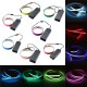 1M Electroluminescent Tape EL Wire Glowing LED Rope Flat Strip Light with AA Battery Box 3V 1M Electroluminescent Tape EL Wire Glowing LED Rope Flat Strip Light with AA Battery Box 3V