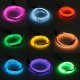 1M USB Flexible EL Wire Neon LED Strip Light Glow Rope Tube Party Decoration with Inverter 5V