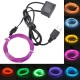 1M USB Flexible EL Wire Neon LED Strip Light Glow Rope Tube Party Decoration with Inverter 5V