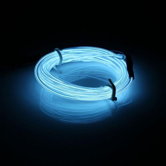 2M EL Led Flexible Soft Tube Wire Neon Glow Car Rope Strip Light Xmas Decor DC 12V 2M EL Led Flexible Soft Tube Wire Neon Glow Car Rope Strip Light Xmas Decor DC 12V