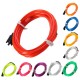 2M EL Led Flexible Soft Tube Wire Neon Glow Car Rope Strip Light Xmas Decor DC 12V