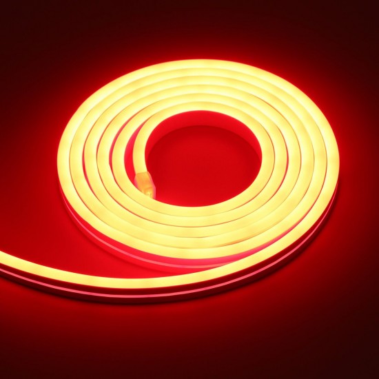 2M Neon EL Wire Light Waterproof Flexible Silicone Tube LED Strip Lamp for Indoor Outdoor Home Decor DC12V