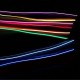 3M Flexible Neon EL Wire Light Atmosphere Car Strips Lamp Interior Decoration Strips Lighting + DC12V Driver