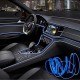 3M Flexible Neon EL Wire Light Atmosphere Car Strips Lamp Interior Decoration Strips Lighting + DC12V Driver