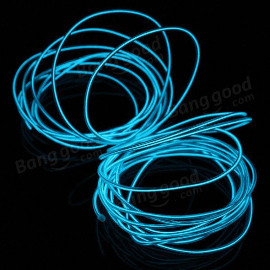 4M 10 Colors 12V Flexible Neon EL Wire Light Dance Party Decor Light