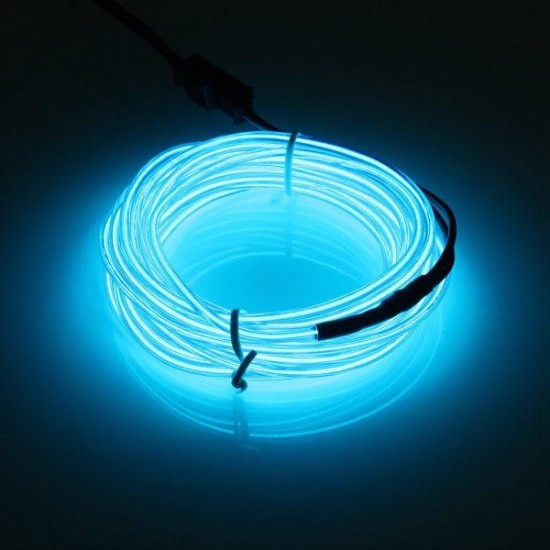 4M Single Color 5V USB Flexible Neon EL Wire Light Dance Party Decor Light