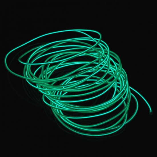 5M 12V Flexible Neon EL Wire Light Summer Dancing Party LED Strip Light