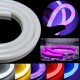 5M 2835 LED Flexible Neon Rope Strip Light Xmas Outdoor Waterproof 110V