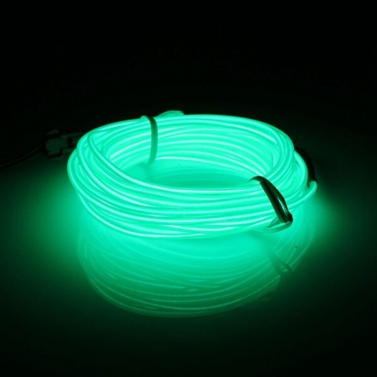 5M EL Led Flexible Soft Tube Wire Neon Glow Car Rope Strip Light Xmas Decor DC 12V 5M EL Led Flexible Soft Tube Wire Neon Glow Car Rope Strip Light Xmas Decor DC 12V