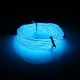 5M EL Led Flexible Soft Tube Wire Neon Glow Car Rope Strip Light Xmas Decor DC 12V