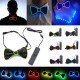 Battery Powered LED Light Up EL Mens Bow Tie Necktie for Halloween Wedding Party DC3V Battery Powered LED Light Up EL Mens Bow Tie Necktie for Halloween Wedding Party DC3V
