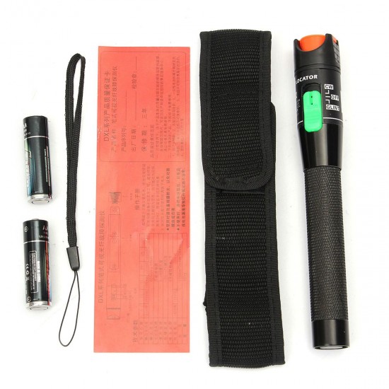 30mW Red Light Visual Fault Locator Checker Fiber Optic Laser Cable Tester Meter