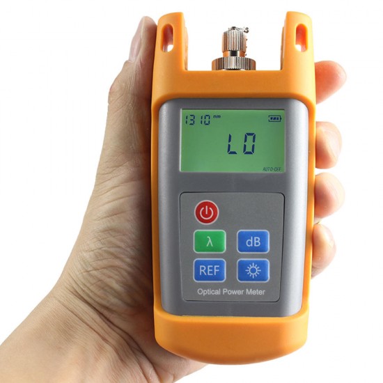 AUA-7010 Fiber Optical Multimeter -70~+10dBm Handheld Fiber Optical Power Meter with FC SC Connector