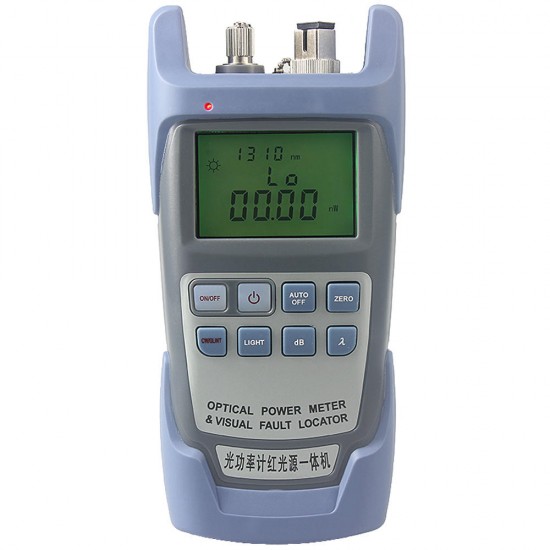 AUA-9A All-in-one PC Fiber Optic Power Meter with 10km Laser Source Visual Fault Locator 1mw/10mw