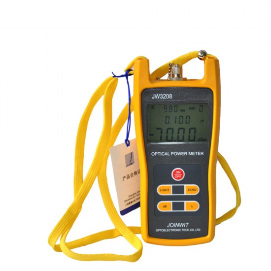 JW3208A Portable -70~+6dBm Fiber Optic Tester Optical Power Meter