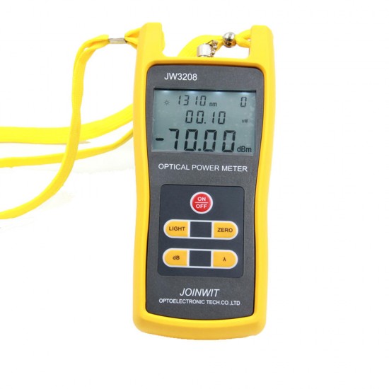 JW3208A Portable -70~+6dBm Fiber Optic Tester Optical Power Meter