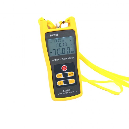 JW3208A Portable -70~+6dBm Fiber Optic Tester Optical Power Meter