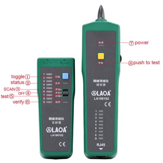 Network Line Finder Multifunctional Anti-interference Network Tester Professional Line Detection Tools Network Line Finder Multifunctional Anti-interference Network Tester Professional Line Detection Tools