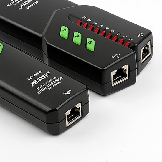 WT58D RJ11 RJ45 No Interference Telephone Wire Tracker Digital Signal Searching Shielding Interference Ethernet Lan Network Cable Tester NVC Detector Line Finder WT58D RJ11 RJ45 No Interference Telephone Wire Tracker Digital Signal Searching Shielding Interference Ethernet Lan Network Cable Tester NVC Detector Line Finder