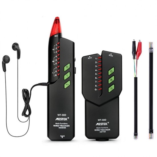 WT58D RJ11 RJ45 No Interference Telephone Wire Tracker Digital Signal Searching Shielding Interference Ethernet Lan Network Cable Tester NVC Detector Line Finder WT58D RJ11 RJ45 No Interference Telephone Wire Tracker Digital Signal Searching Shielding Interference Ethernet Lan Network Cable Tester NVC Detector Line Finder