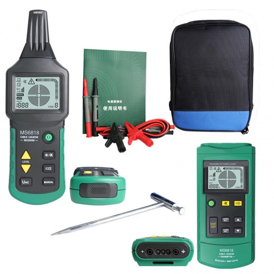 MS6818 12-400V AC/DC Wire Network Telephone Cable Tester