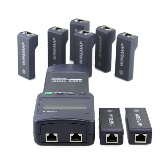 NF8108-M Network Cable Tester Meter Length8 remote units Cat5E/ 6E UTP STP CAT5 RJ45 NF8108-M Network Cable Tester Meter Length8 remote units Cat5E/ 6E UTP STP CAT5 RJ45