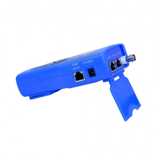 Network Monitoring Cable Tester LCD NF-308 Wire Fault Locator LAN Network Coacial BNC USB RJ45 RJ11 Blue Color Network Monitoring Cable Tester LCD NF-308 Wire Fault Locator LAN Network Coacial BNC USB RJ45 RJ11 Blue Color