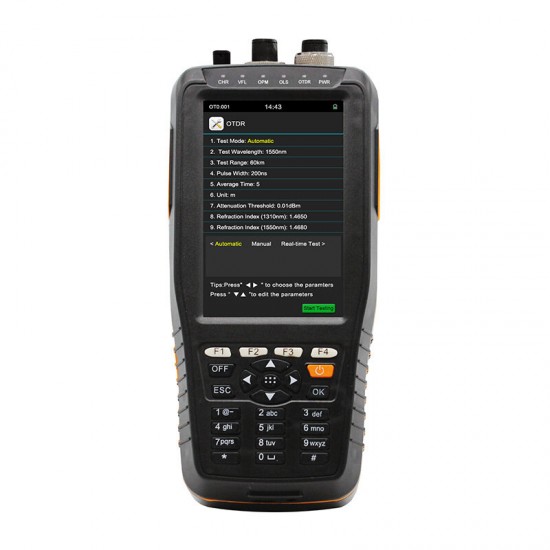 New S290 Smart OTDR 1310/1550nm with VFL/OPM/OLS Touch Screen 0-60km Optical Time Domain Reflectometer New S290 Smart OTDR 1310/1550nm with VFL/OPM/OLS Touch Screen 0-60km Optical Time Domain Reflectometer