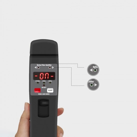 Optic Fiber Identifier Live Fiber Optical Identifier 800nm-1700nm Fiber Cable Visual Fault Locator Optic Fiber Identifier Live Fiber Optical Identifier 800nm-1700nm Fiber Cable Visual Fault Locator