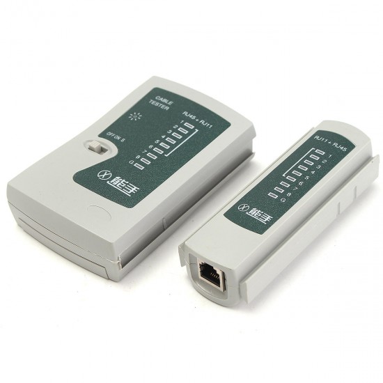 RJ45 CAT6 CAT5e RJ11 Network Ethernet LAN PC Wire Cable Tester Testing Tool RJ45 CAT6 CAT5e RJ11 Network Ethernet LAN PC Wire Cable Tester Testing Tool