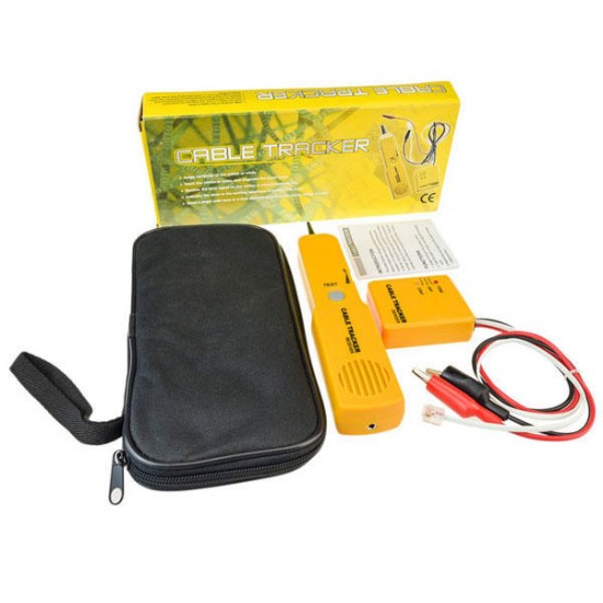 RJ45 Network Cable Continuity Tester Telephone Line Cable Tracker and Tester Wire Toner Tracer RJ45 Network Cable Continuity Tester Telephone Line Cable Tracker and Tester Wire Toner Tracer