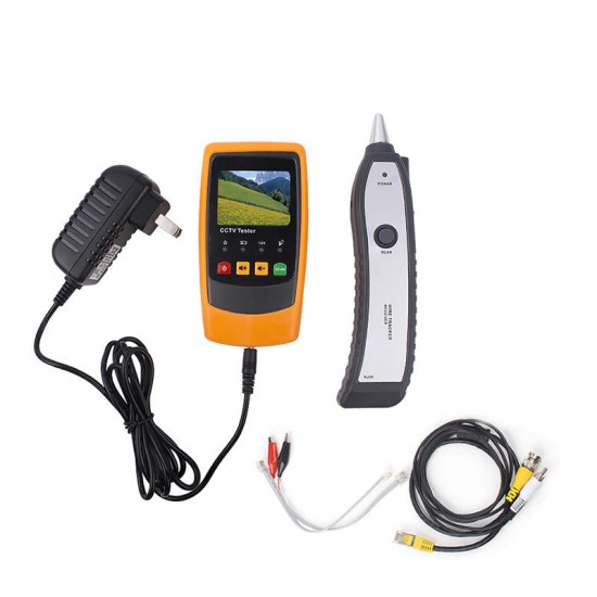 RJ45 RJ11 Wire Tracker Network Monitoring Cable Tester LCD Wire Fault Locator LAN Network Coacial BNC USB Wire Tracker