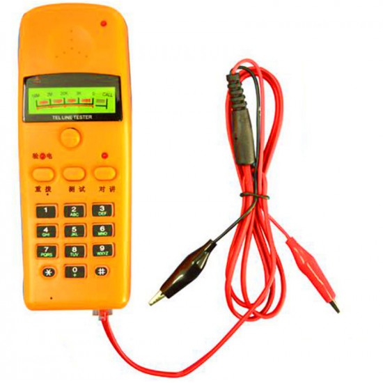ST220 Mini Telephone Line Tester Linaman Tester Portable Line Detector Multi-function Obstacle Detection Instrument