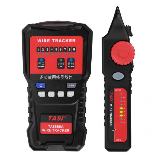 TA8866A Multi-functions Network Cable Tester Wire Checker Detector Line Finder