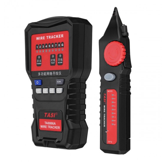 TA8866A Multi-functions Network Cable Tester Wire Checker Detector Line Finder TA8866A Multi-functions Network Cable Tester Wire Checker Detector Line Finder
