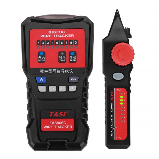 TA8866C Line Finder Network Cable Tester Telephone Line Checker