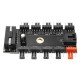 12V 10 Way 4pin Fan Hub Speed Controller Regulator For Computer Case With PWM Connection Cable CPU Fan Dedicated Interface PWM Wire Interface IDE Power Supply Socket Fixed Screw Hole 12V 10 Way 4pin Fan Hub Speed Controller Regulator For Computer Case With PWM Connection Cable CPU Fan Dedicated Interface PWM Wire Interface IDE Power Supply Socket Fixed Screw Hole